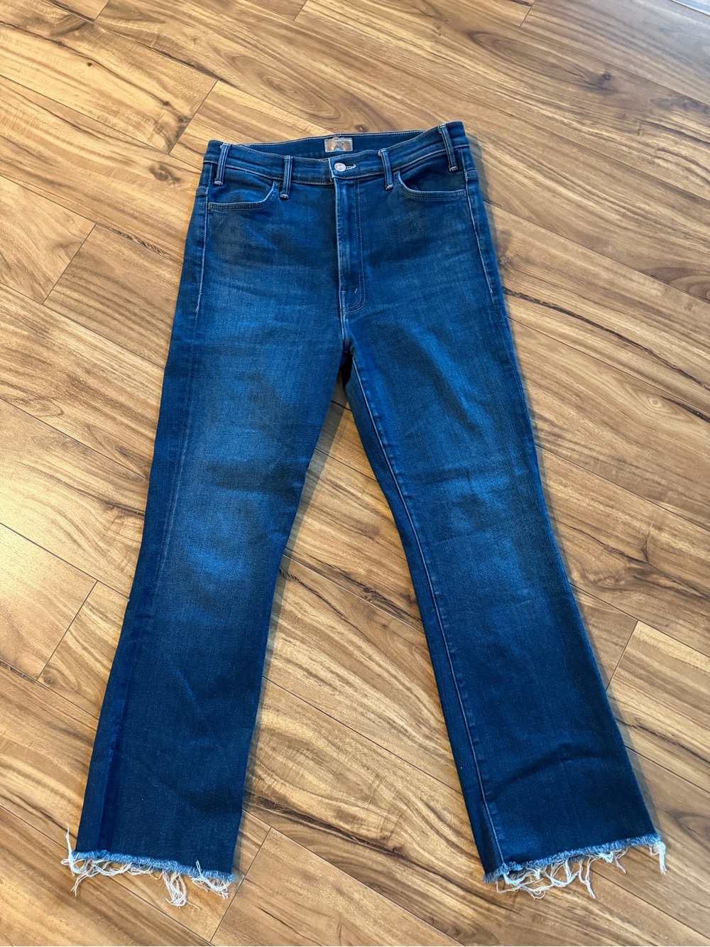 MOTHER hustler ankle crop Jeans